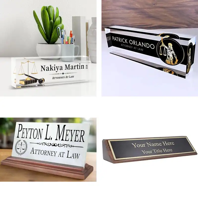 10 Best Lawyer Desk Name Tags for Elegant Impact