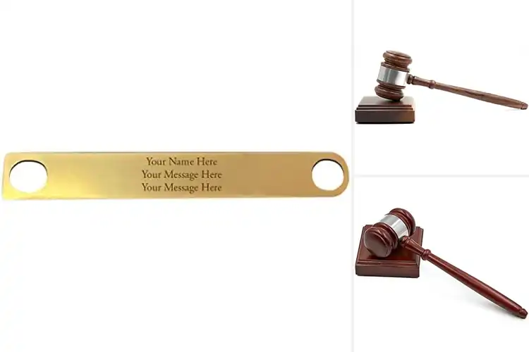 Detailed view of 10 Best Lawyer Gavels for Style and Authority