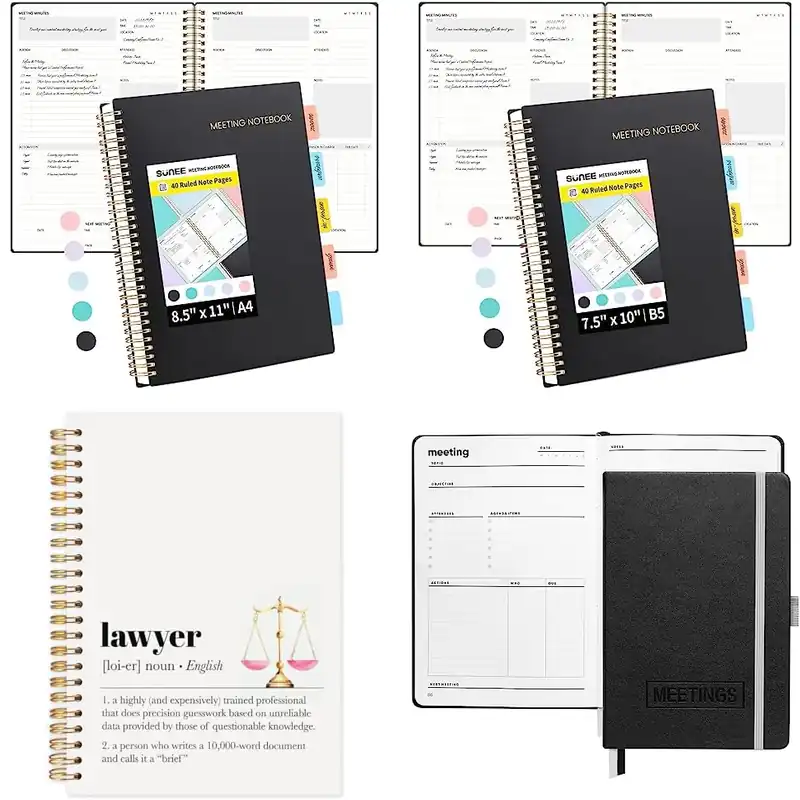10 Best Lawyer Meeting Notebooks for Clarity & Focus