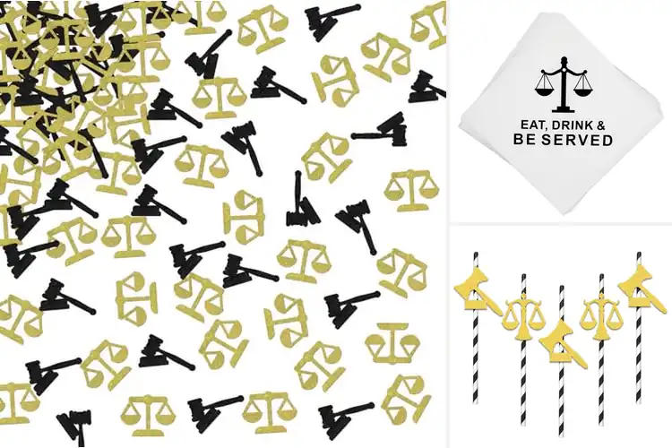 Detailed view of 10 Best Lawyer Party Decorations for Stylish Fun