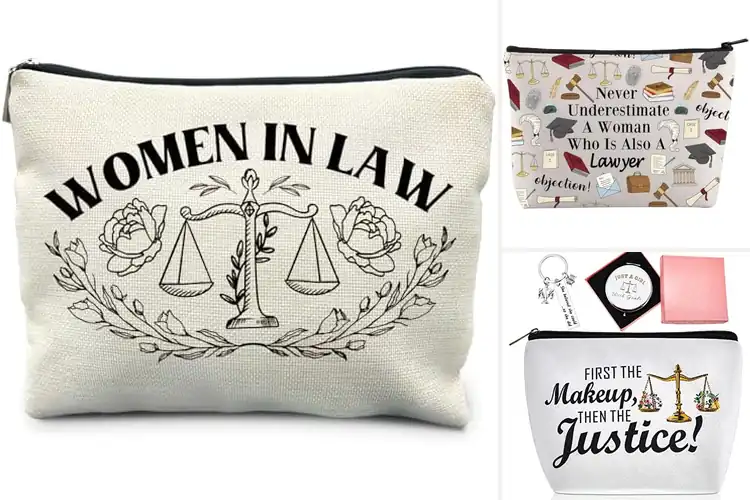 Detailed view of 10 Best Lawyer Themed Cosmetic Bags for Stylish Pros