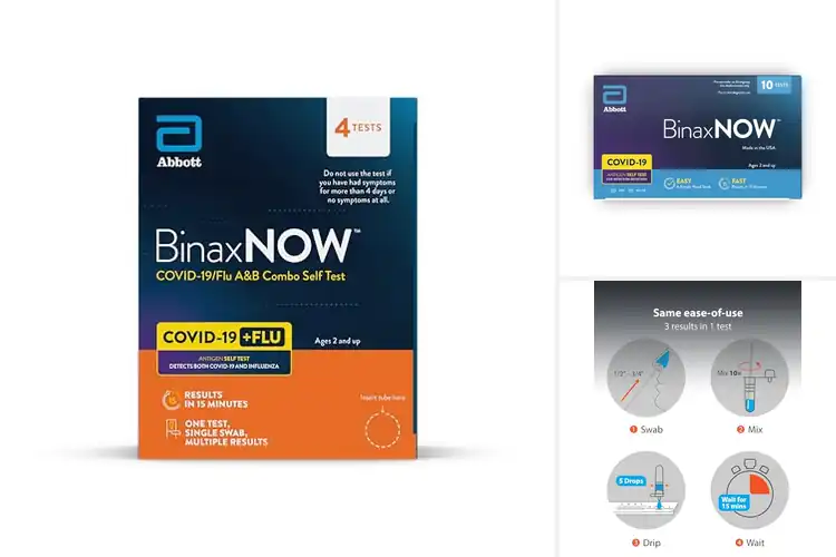 Detailed view of 10 Best 15-Minute COVID-19 Self-Tests: Quick & Reliable
