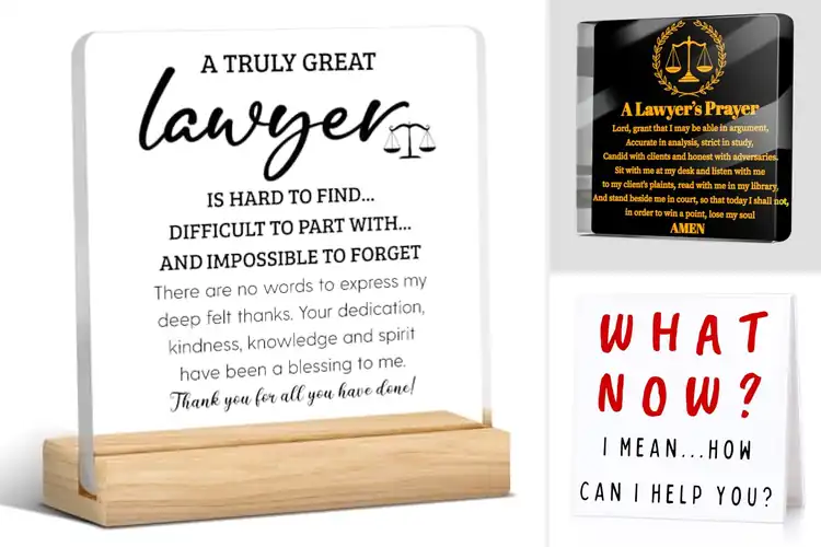 Detailed view of 10 Best Attorneys Desk Signs to Elevate Any Workspace