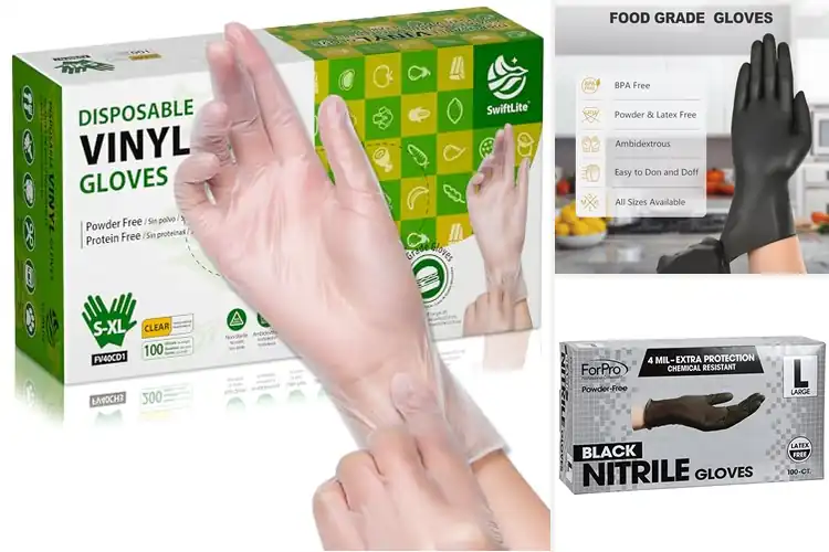 Detailed view of 10 Best Food Safe Gloves for Comfort, Grip & Durability