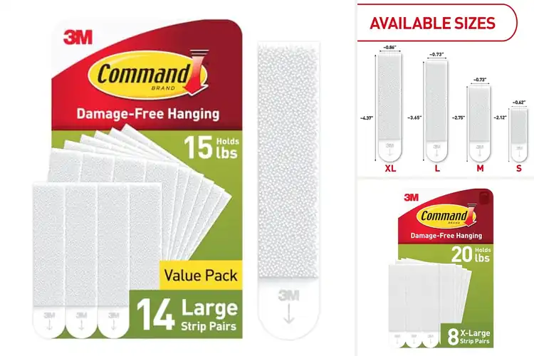 Detailed view of 10 Best Large Picture Hanging Strips for Easy Decorating