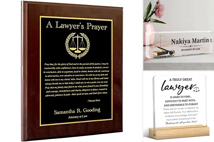 Detailed view of 10 Best Lawyer Appreciation Plaques: Expert-Curated Guide