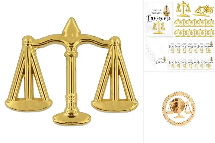 Detailed view of 10 Best Lawyer Lapel Pins for Style and Prestige