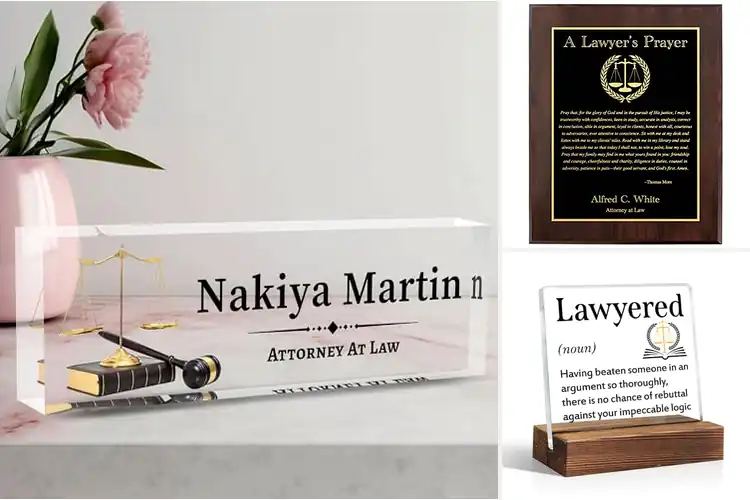 Detailed view of 10 Best Lawyers Plaques That Impress Every Client