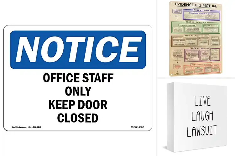 Detailed view of 10 Best Legal Office Signs to Boost Your Professional Image