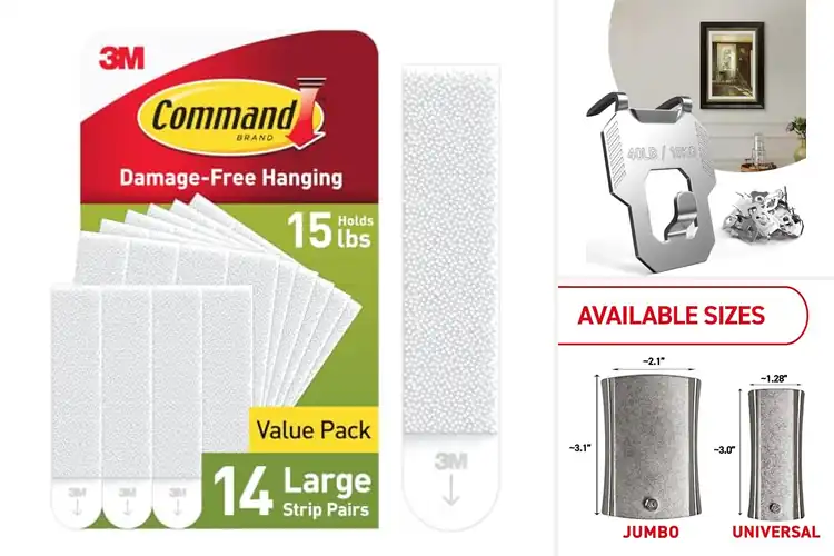 Detailed view of 10 Best No Tools Wall Hangers: Hang Fast, No Damage