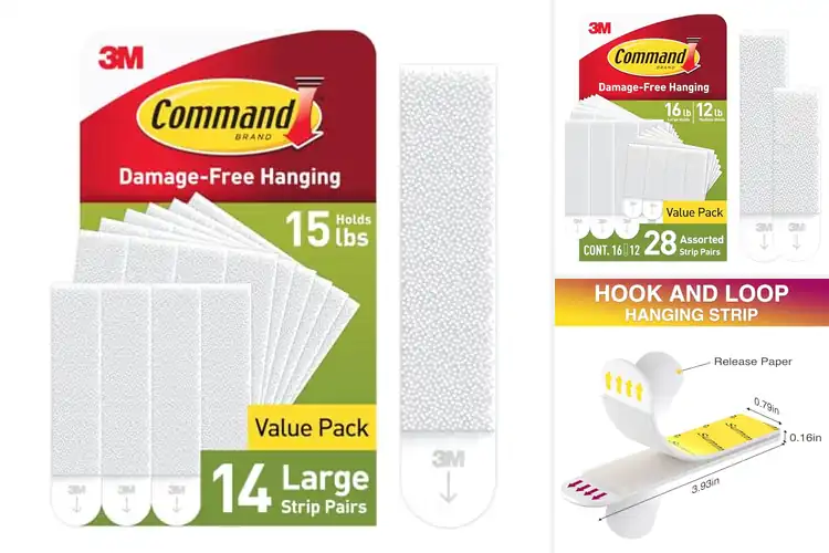 Detailed view of 10 Best Picture Hanging Strips: No More Wall Damage