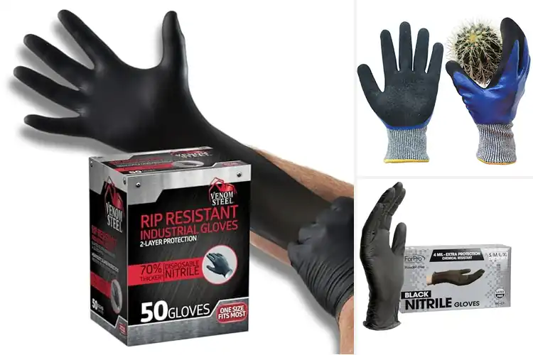 Detailed view of 10 Best Puncture-Resistant Nitrile Gloves: Top Picks