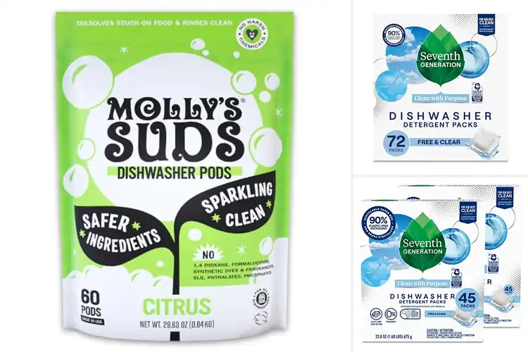 Detailed view of 10 Best Sparkling Clean Dishwasher Detergent Pods That Work