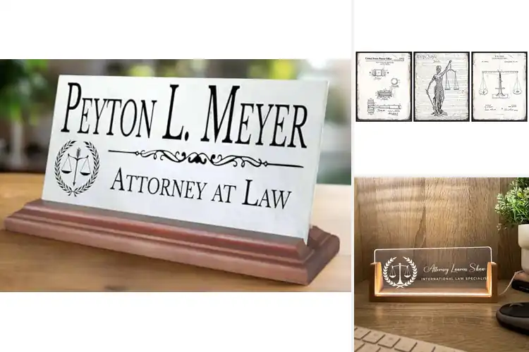 Detailed view of 10 Best Attorney Office Plaques: Boost Confidence