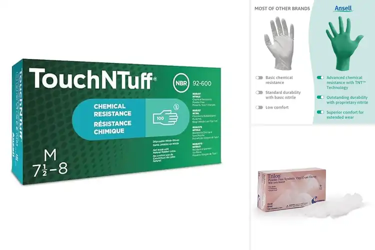 Detailed view of 10 Best Beaded-Cuff Gloves: Safe & Clean Hands