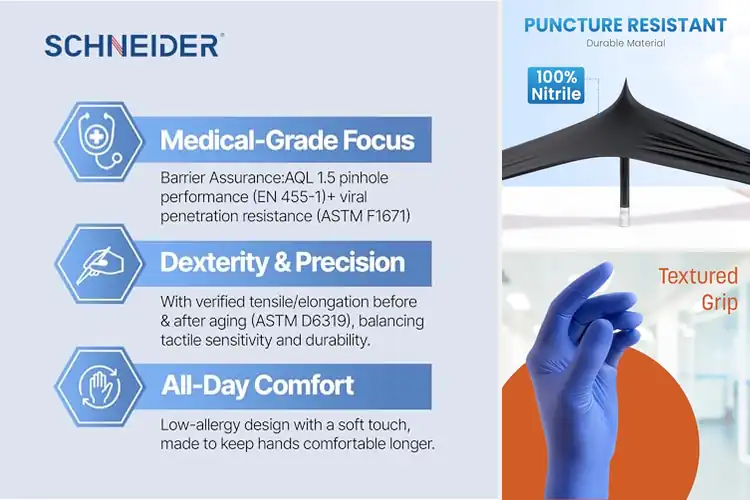 Detailed view of 10 Best Bulk 100-Pack Nitrile Gloves: Top Picks Tested
