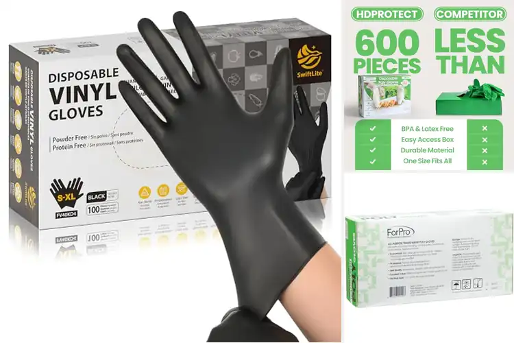 Detailed view of 10 Best Food-Prep Disposable Gloves for Clean Cooking