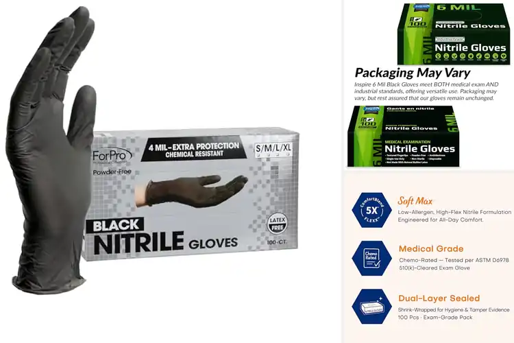 Detailed view of 10 Best Food Prep Nitrile Gloves: Keep Food Safe & Clean