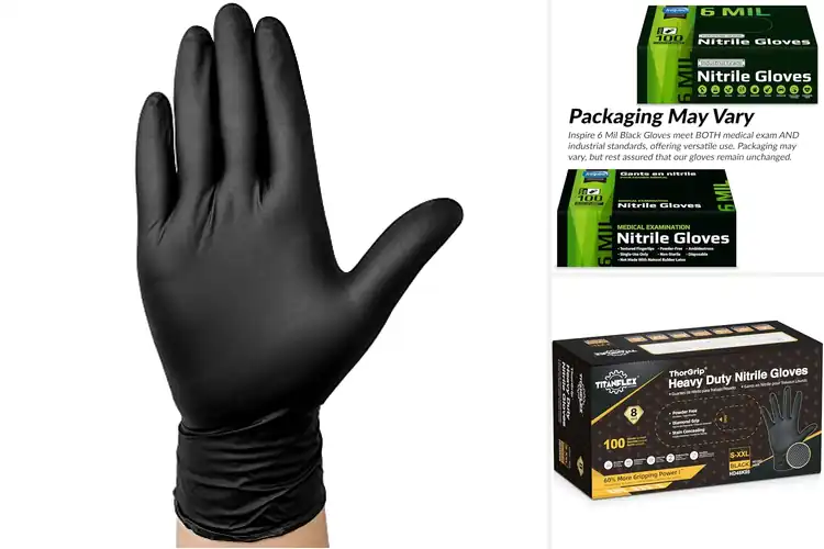 Detailed view of 10 Best Heavy-Duty Nitrile Gloves for Ultimate Hand Protection
