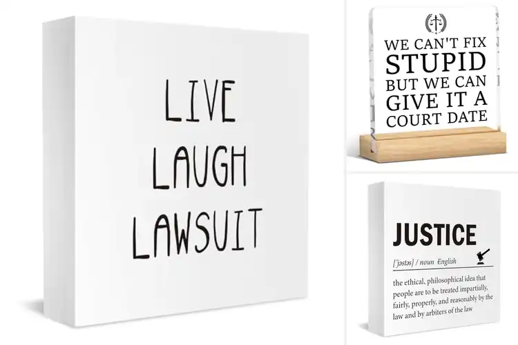Detailed view of 10 Best Legal Shelf Signs: Style & Meaning