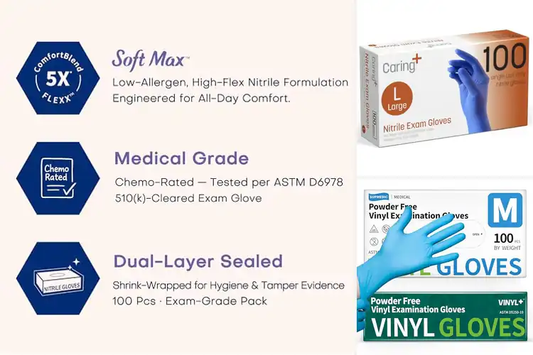 Detailed view of 10 Best Medical-Grade Gloves for Ultimate Safety & Comfort