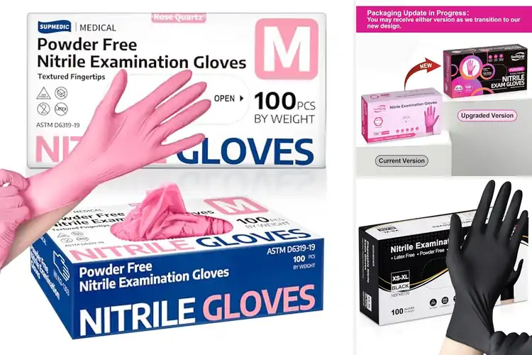 Detailed view of 10 Best Salon Nitrile Gloves: Durable, Comfortable Picks