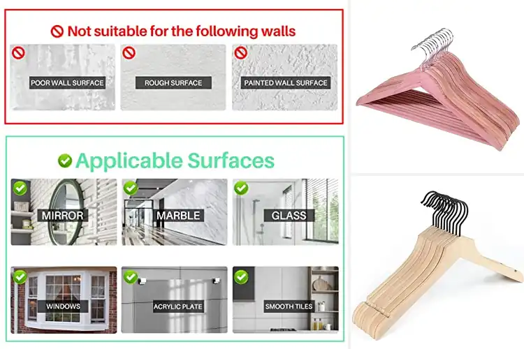 Detailed view of 10 Best Smooth Surface Hangers: Secure & Flawless Hold