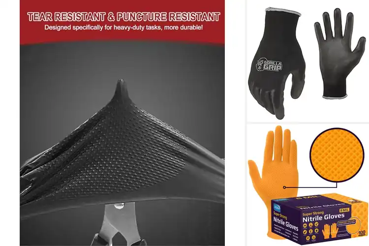 Detailed view of 10 Best Textured Grip Gloves for Ultimate Control & Safety