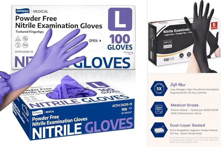 Detailed view of 10 Best Dentistry Gloves: Perfect Fit, No Slips, All-Day Comfort