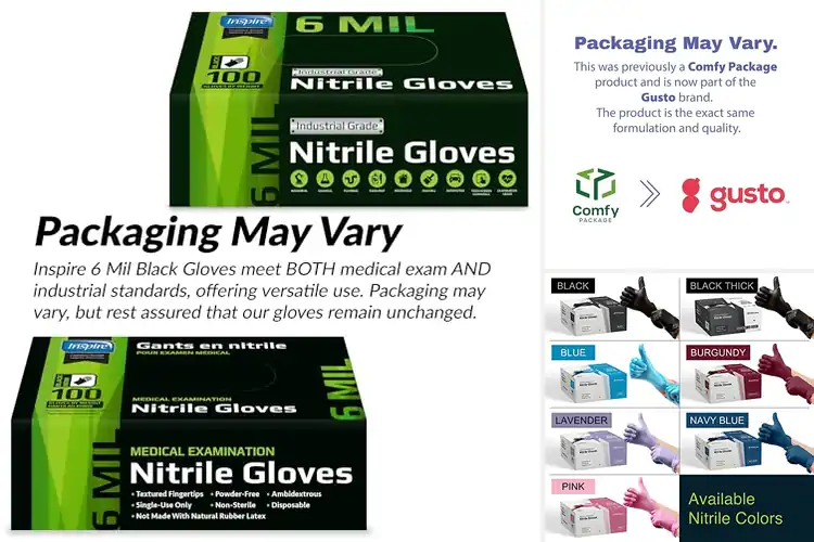 Detailed view of 10 Best Extra Thick Nitrile Gloves: Ultimate Protection