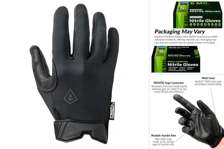 Detailed view of 10 Best First Responder Gloves: Ultimate Protection Picks