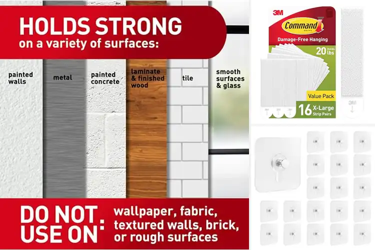 Detailed view of 10 Best No Damage Wall Mounts: Hang Securely, No Marks