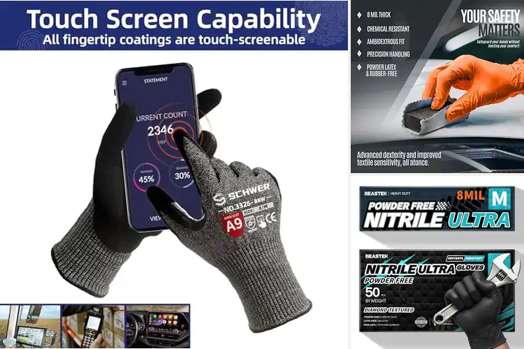 Detailed view of 10 Best Tear-Resistant Gloves: Work Safer & Smarter