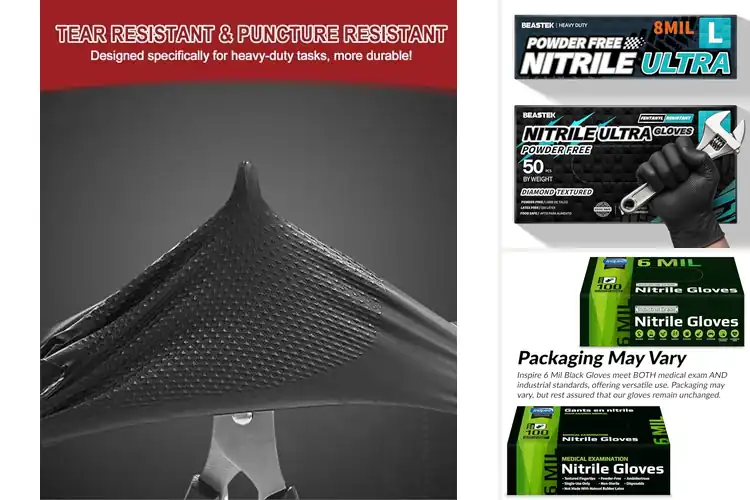 Detailed view of 10 Best Thick Nitrile Gloves: Real User Reviews for Safety