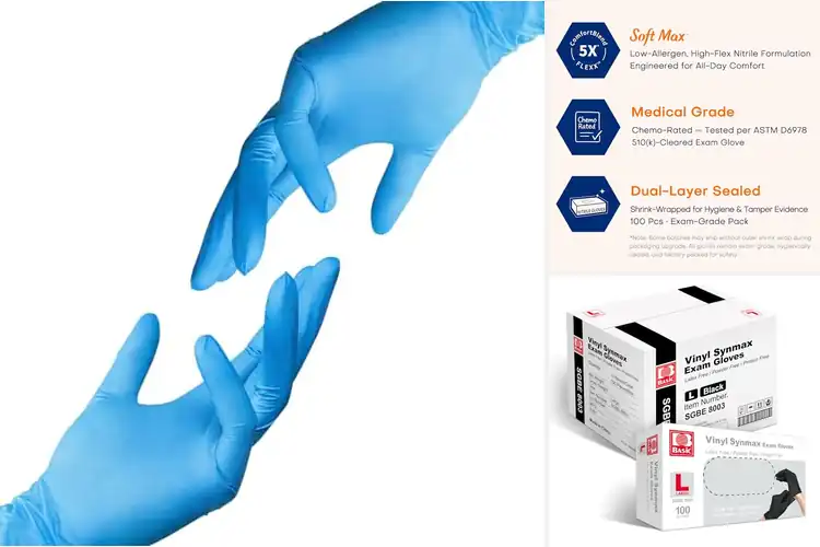 Detailed view of 10 Best Bulk Disposable Gloves: Grip & Durability for Pros