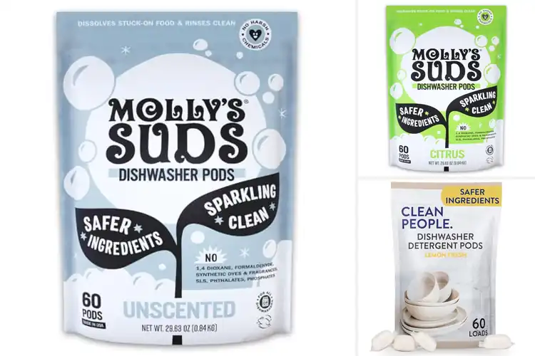 Detailed view of 10 Best Soft-Water Dishwasher Pods: Spot-Free Shine