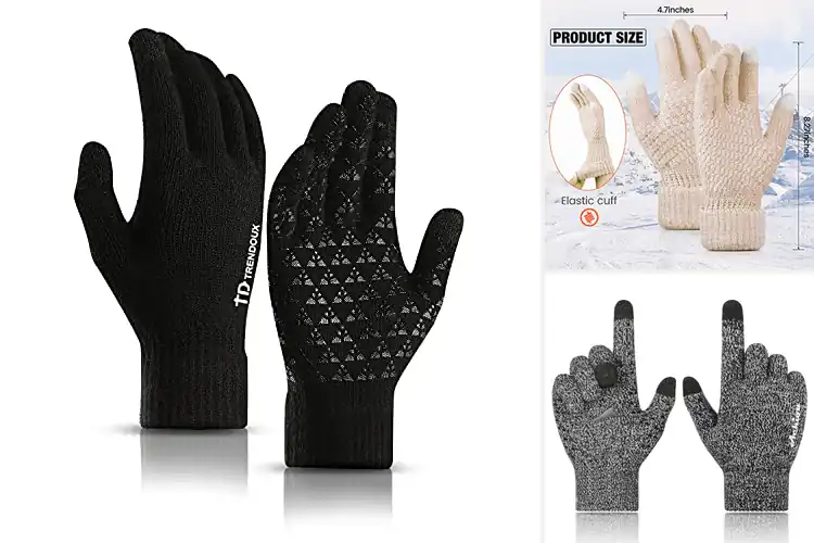Detailed view of 10 Best Touchscreen Compatible Gloves: Warm & Connected