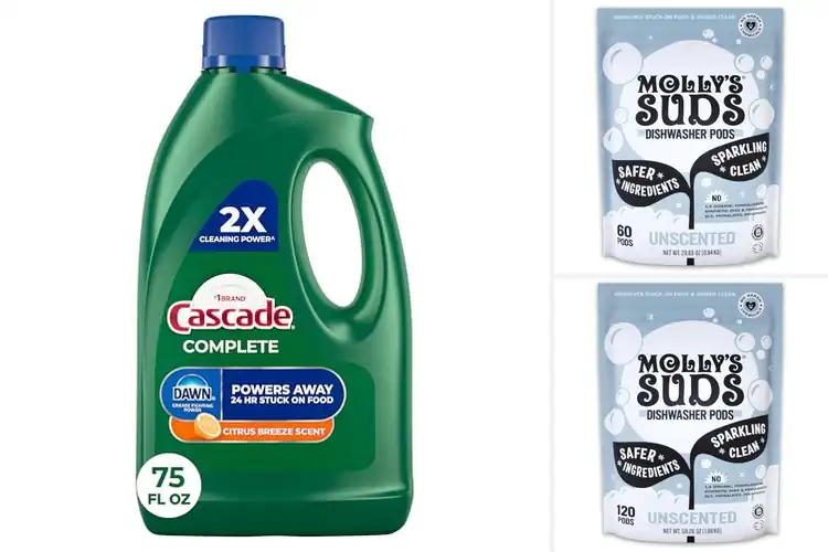 Detailed view of 10 Best Grease-Cutting Dishwasher Detergents: Sparkle