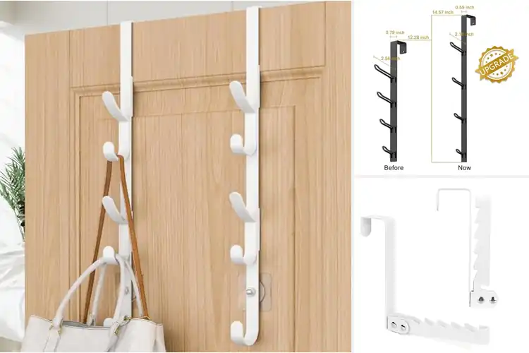 Detailed view of Best Space Saving Door Hooks