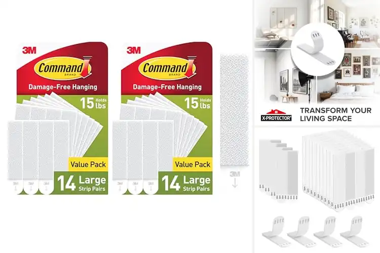 Detailed view of Best 28 Strips Per Pack Picture Hangers