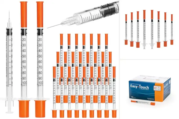 Detailed view of Best 100 Unit Capacity Syringes