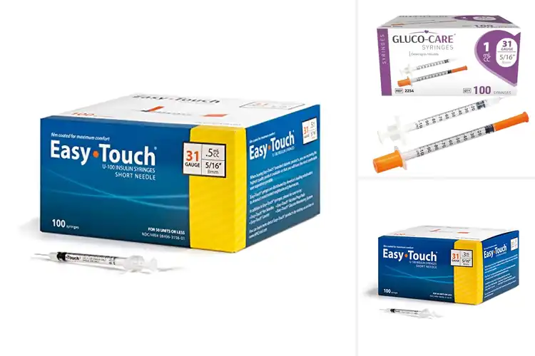 Detailed view of Best 31 Gauge Insulin Syringes