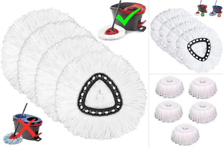 Detailed view of Best Microfiber Spin Mop Refills