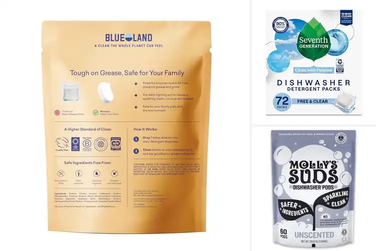 Detailed view of Best Organic Dishwasher Pods