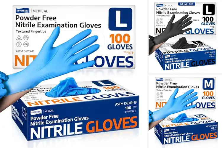 Detailed view of Best Powder Free Latex Free Gloves