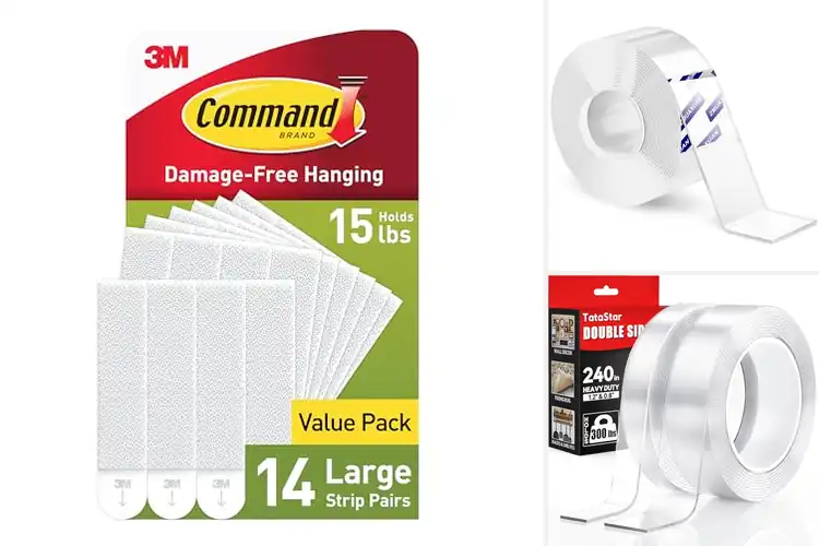 Detailed view of Best Reusable Wall Strips