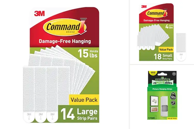 Detailed view of Best Usage For Damage Free Picture Hanging Strips