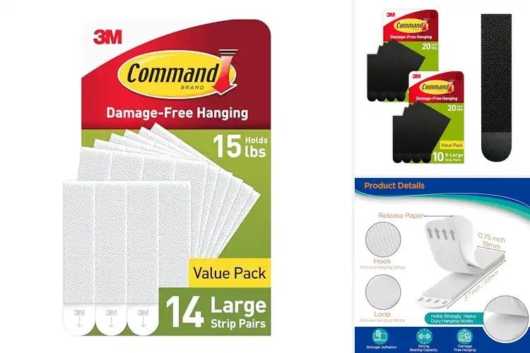 Detailed view of Best Weight Capacity For Large Picture Strips 16 Pounds