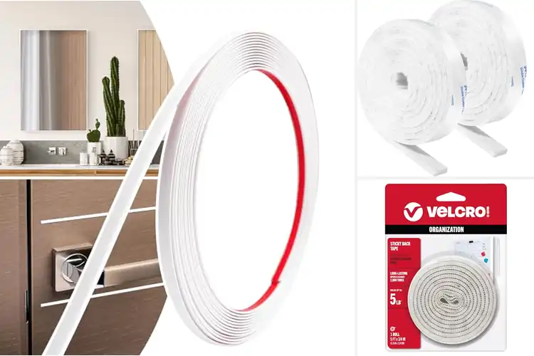 Detailed view of Best White Adhesive Strips