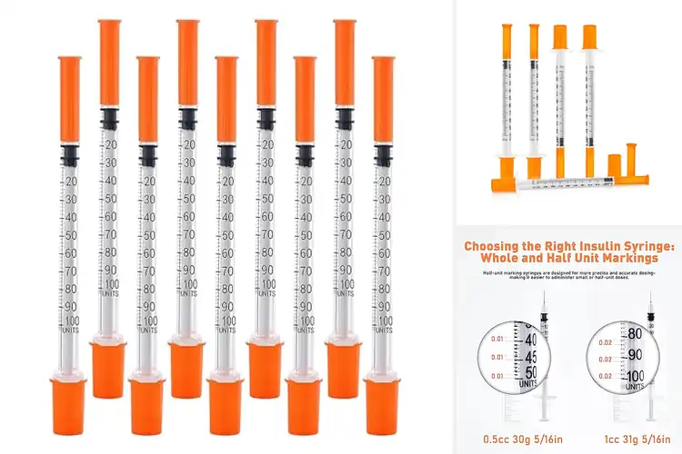 Detailed view of Best 100 Count Syringes